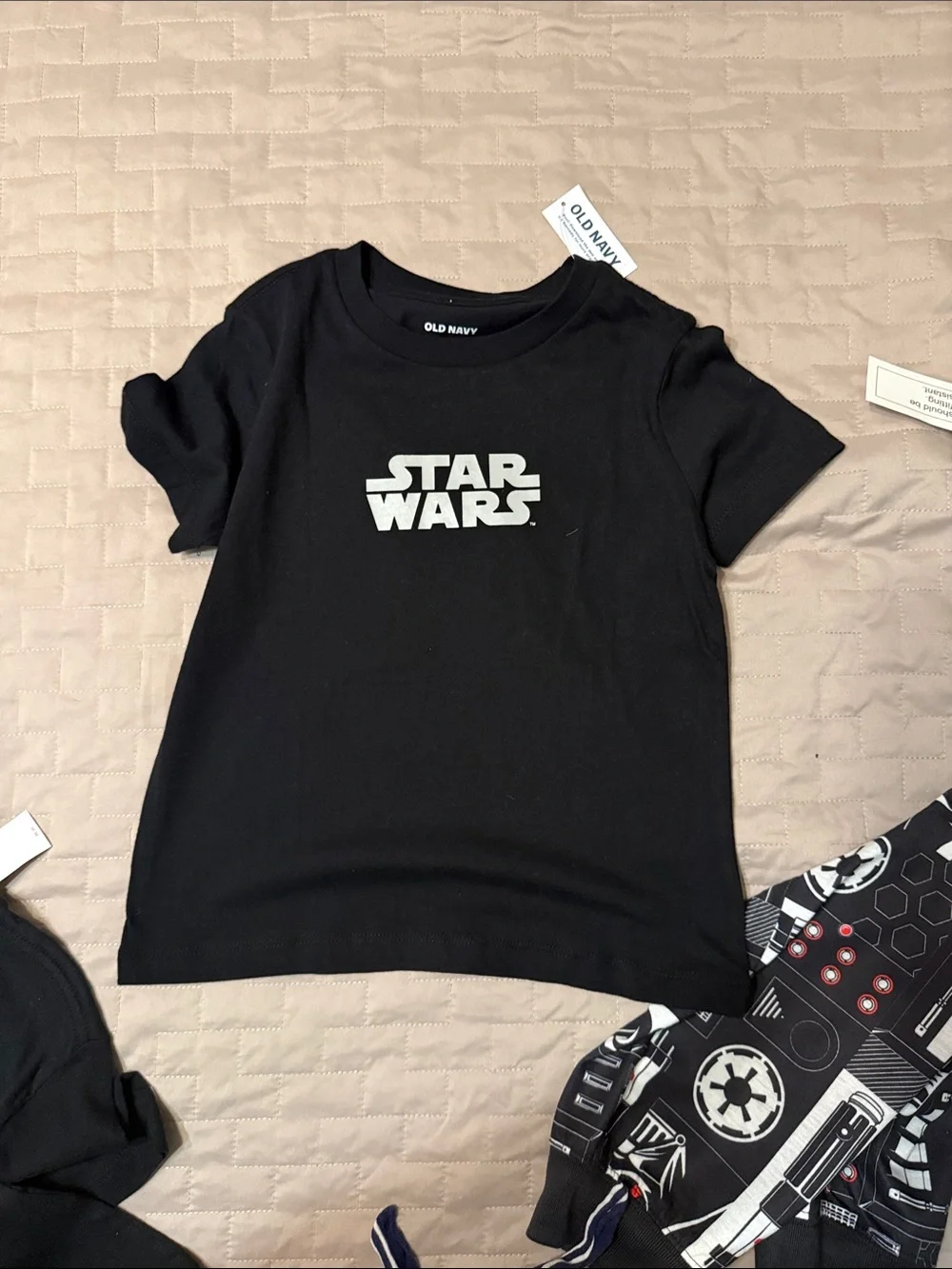 Old Navy Star Wars Lot  - Game Ready Kids Pajama pants with two T-shirts